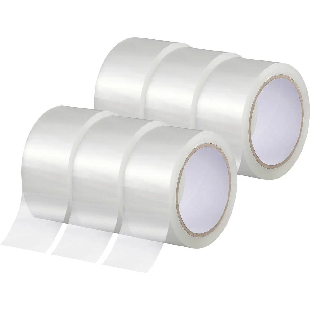 TOOLCRAFT TO-10187127 paket trake prozirna (D x Š) 66 m x 50 mm 6 kom. slika
