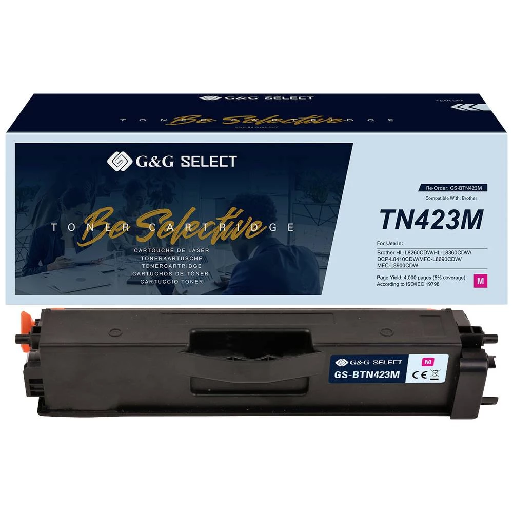G&G toner zamijenjen Brother TN-423M kompatibilan  purpurno crven  TN-423M GS-BTN423M slika