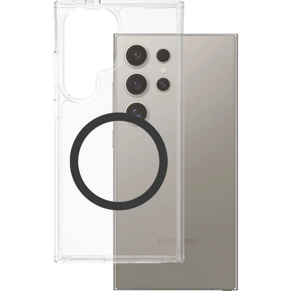 PanzerGlass CARE Flagship Urban Combat stražnji poklopac za mobilni telefon Samsung Galaxy S25 Ultra prozirna, crna indu slika