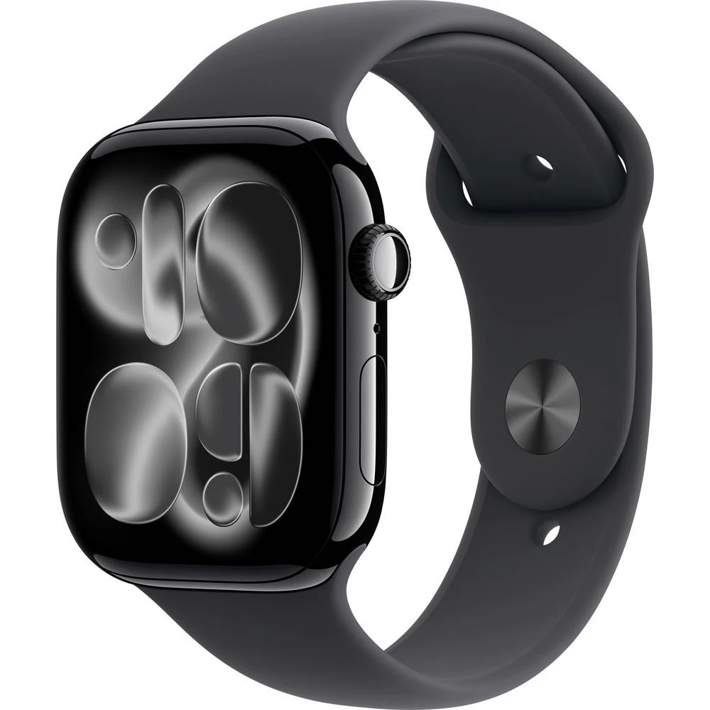 Apple Watch Series 11 GPS + Cellular 46 mm kućište od aluminija sportska narukvica crna s/m slika