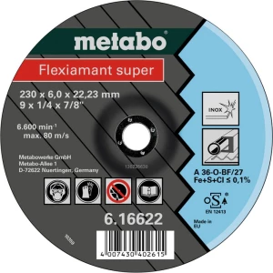 Metabo 616739000 ploča za grubu obradu s glavom 22.23 mm 25 St. slika