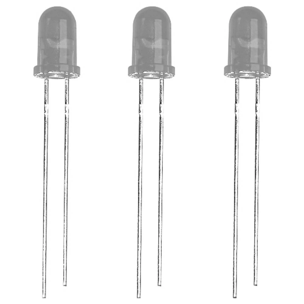 Lite-On LTL307E LED ožičen crvena okrugli 5 mm 19 mcd 50 ° 20 mA 2.0 V Bulk slika