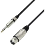 XLR Connection cable [1x Ženski konektor XLR - 1x 6,3 mm banana utikač] 3 m Crna Adam Hall K3BFV0300