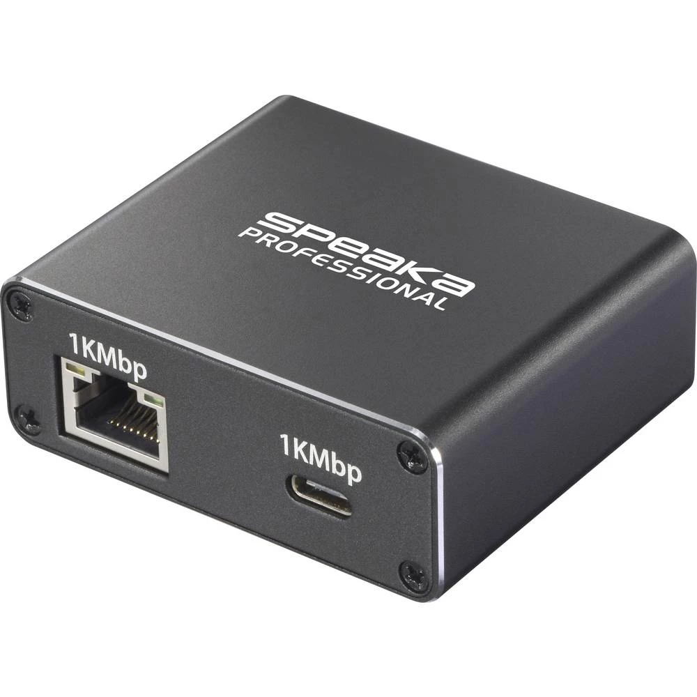 SpeaKa Professional SP-GNS-190 razdjelnik 1+1 ulaz RJ45, USB-C® 1 GBit/s USB napajanje slika