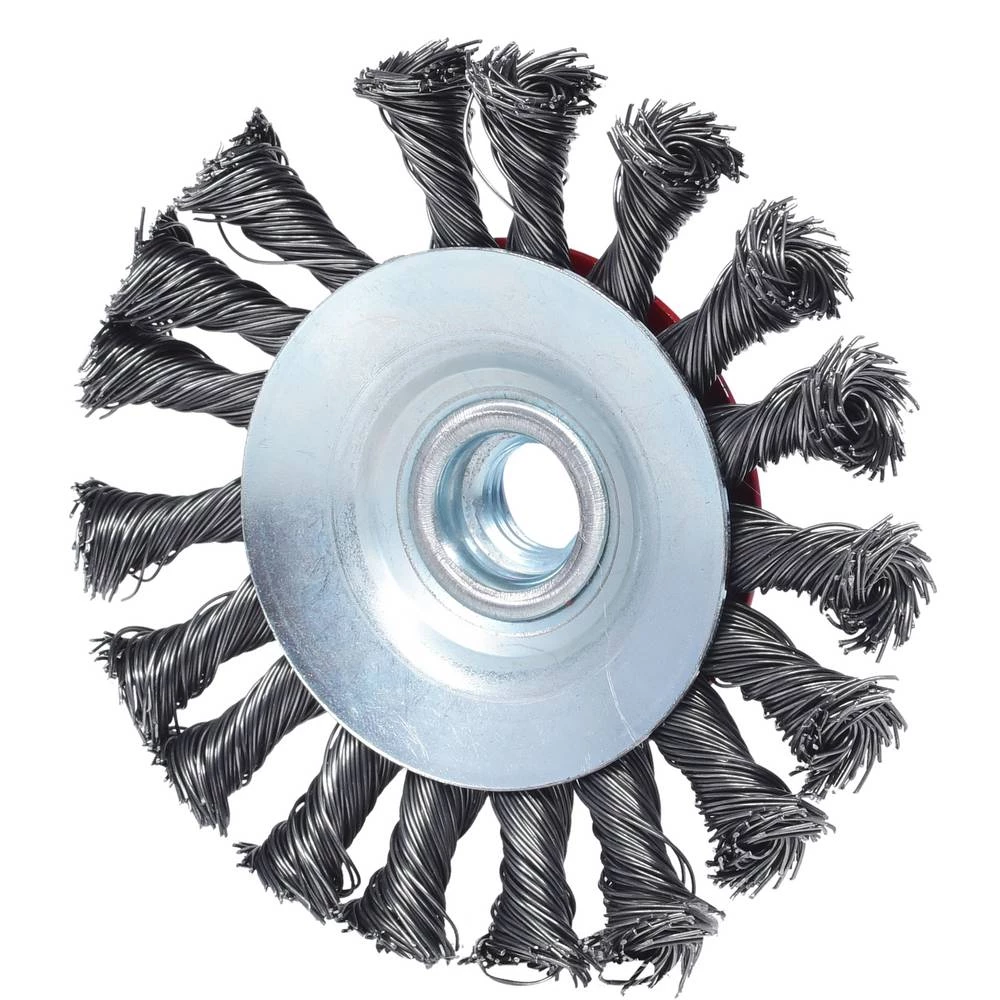 KS Tools 340.0048 Okrugla četka od čelične žice u obliku konusa 0,5 mm, Ø 100 mm slika
