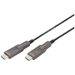 Digitus HDMI priključni kabel HDMI A utikač 10 m crna AK-330127-100-S pozlaćeni kontakti HDMI kabel