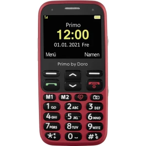 Primo by DORO 368 senior mobilni telefon sos ključ crvena slika