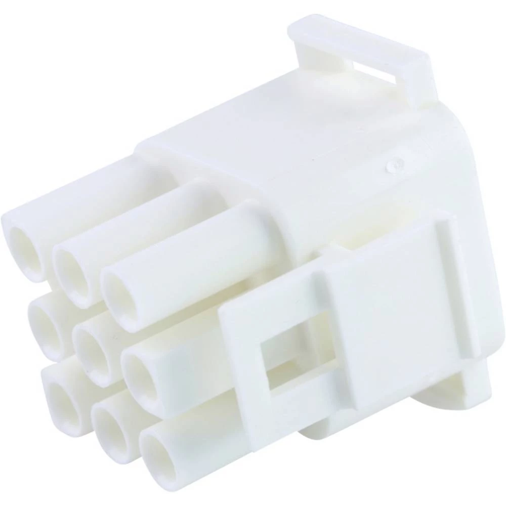Molex 366430006 2.13mm Diameter MLX Plug Housing, 9 Circuit, PA Polyamide Nylon 6/6 94V-2, Glow-Wire Capable slika