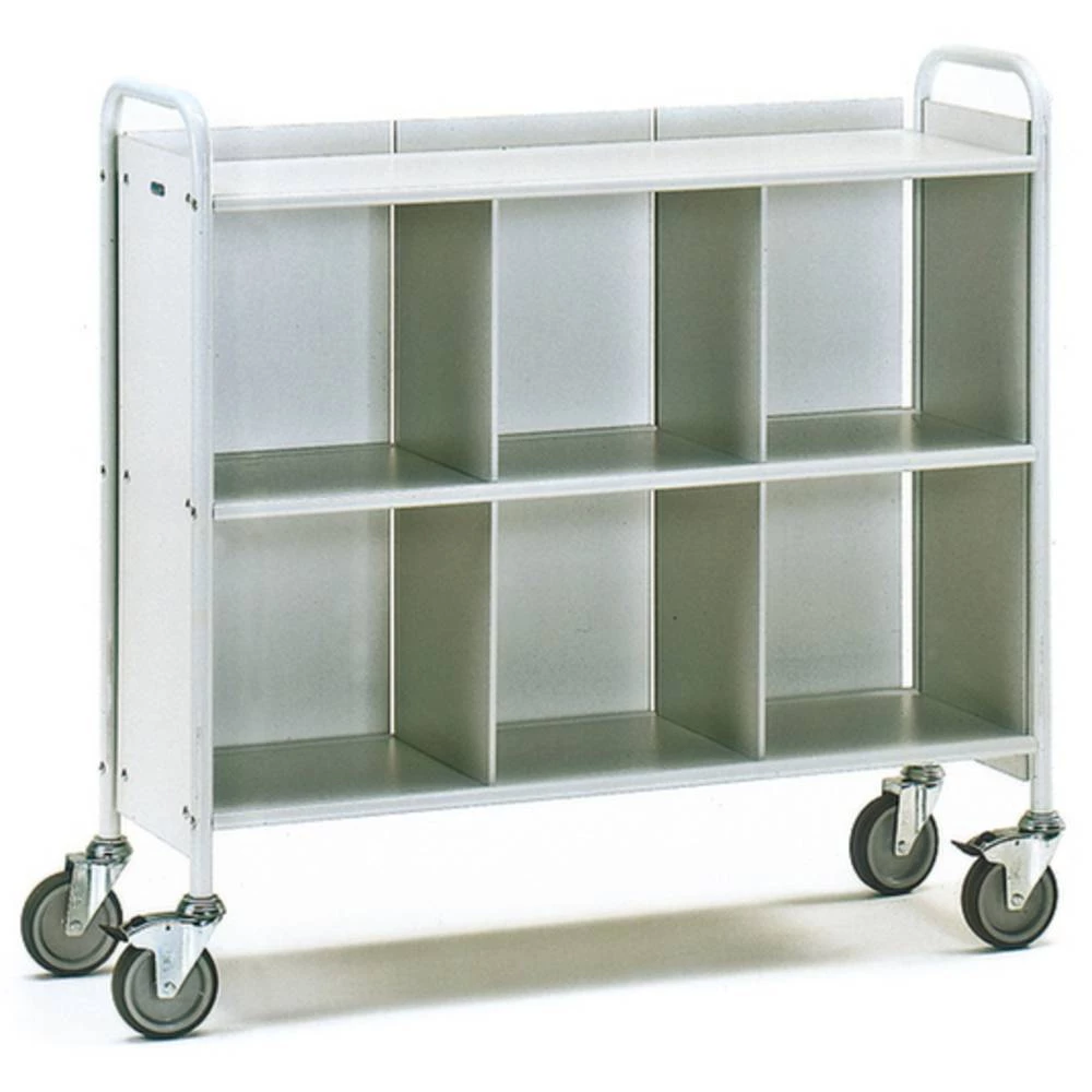 Fetra Hauptartikel 4878 uredska kolica čelik obložen s prahom Opterećenje (maks.): 150 kg svijetlosiva (RAL 7035) slika