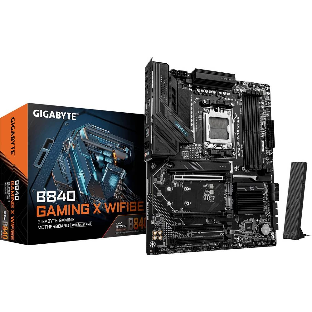 Gigabyte B840 GAMING X WF6E matična ploča Baza AMD AM5 Faktor oblika (detalji) ATX Set čipova matične ploče AMD® B8 slika