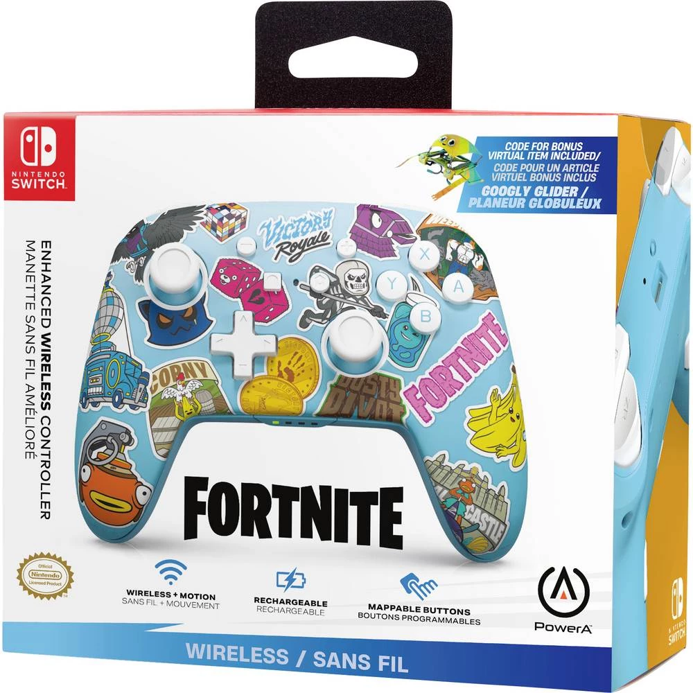 Power A "Fortnite Sticker Mania" Nintendo Switch, Nintendo Switch Lite, Nintendo Switch OLED slika