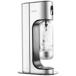 Aqvia Ekskluzivni aparat za gaziranu vodu, nehrđajući čelik  soda 340550 plemeniti čelik uklj. 2 pet boce