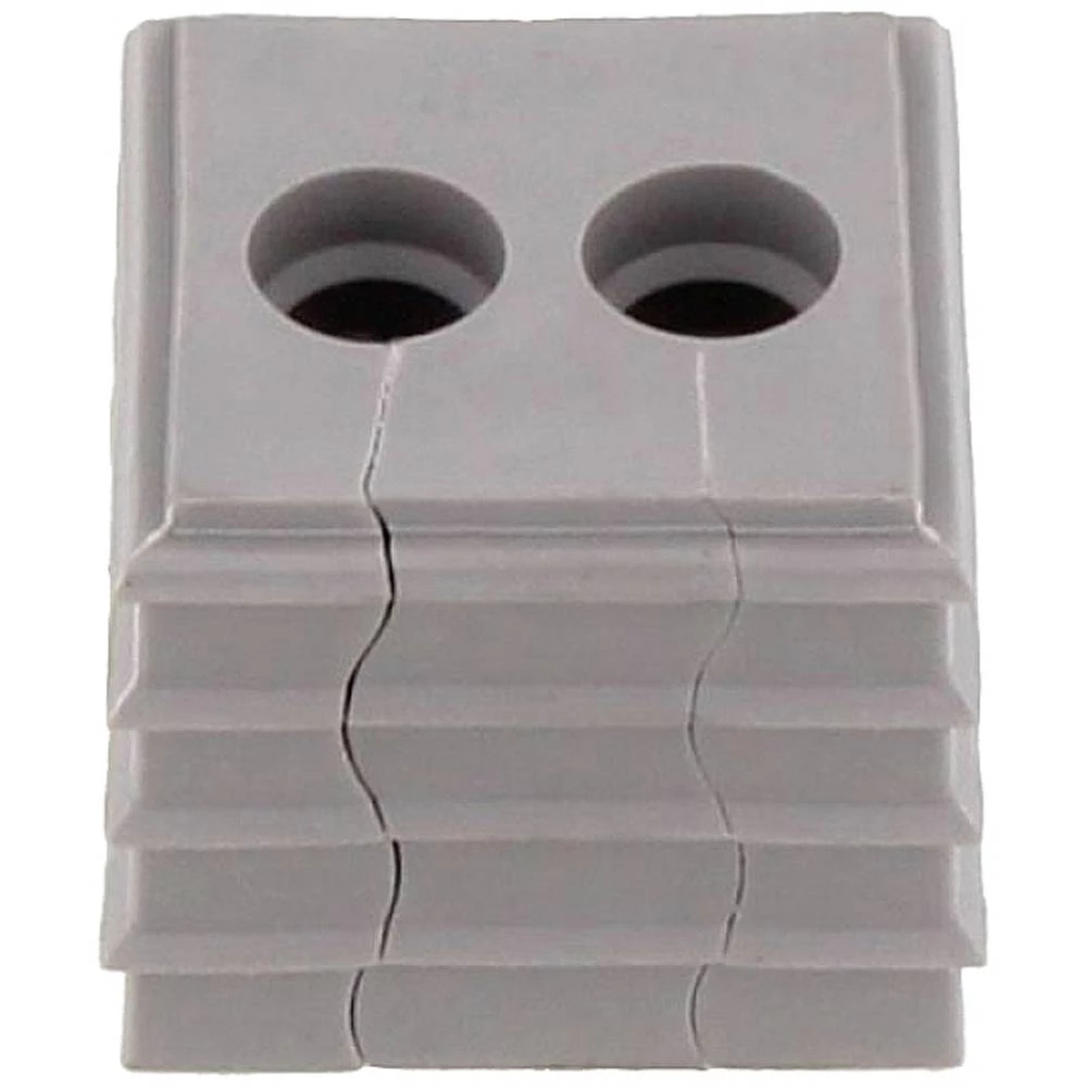 CONTA-CLIP KDS-DE 2X6,5 GR element za brtvljenje     termoplastični elastomer siva 10 St. slika