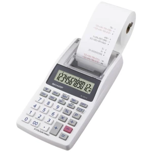 Sharp EL-1611 V ispisni stolni kalkulator bijela Zaslon (broj mjesta): 12 baterijski pogon, strujni pogon (Š x V x D) 99 x 42 x 191 mm slika