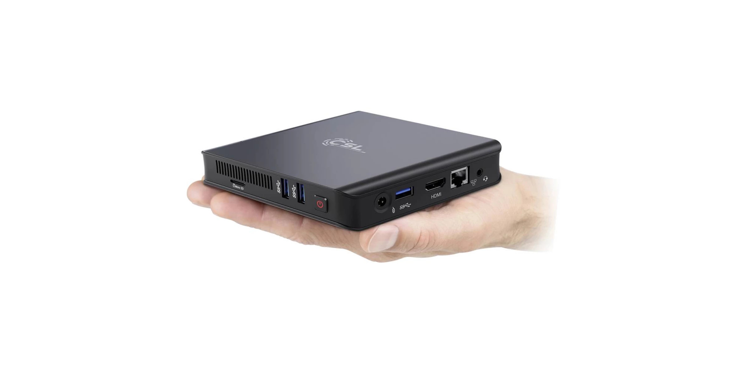 Kupite CSL Computer Narrow Box Ultra HD Compact v4 Mini pc (htpc) Intel