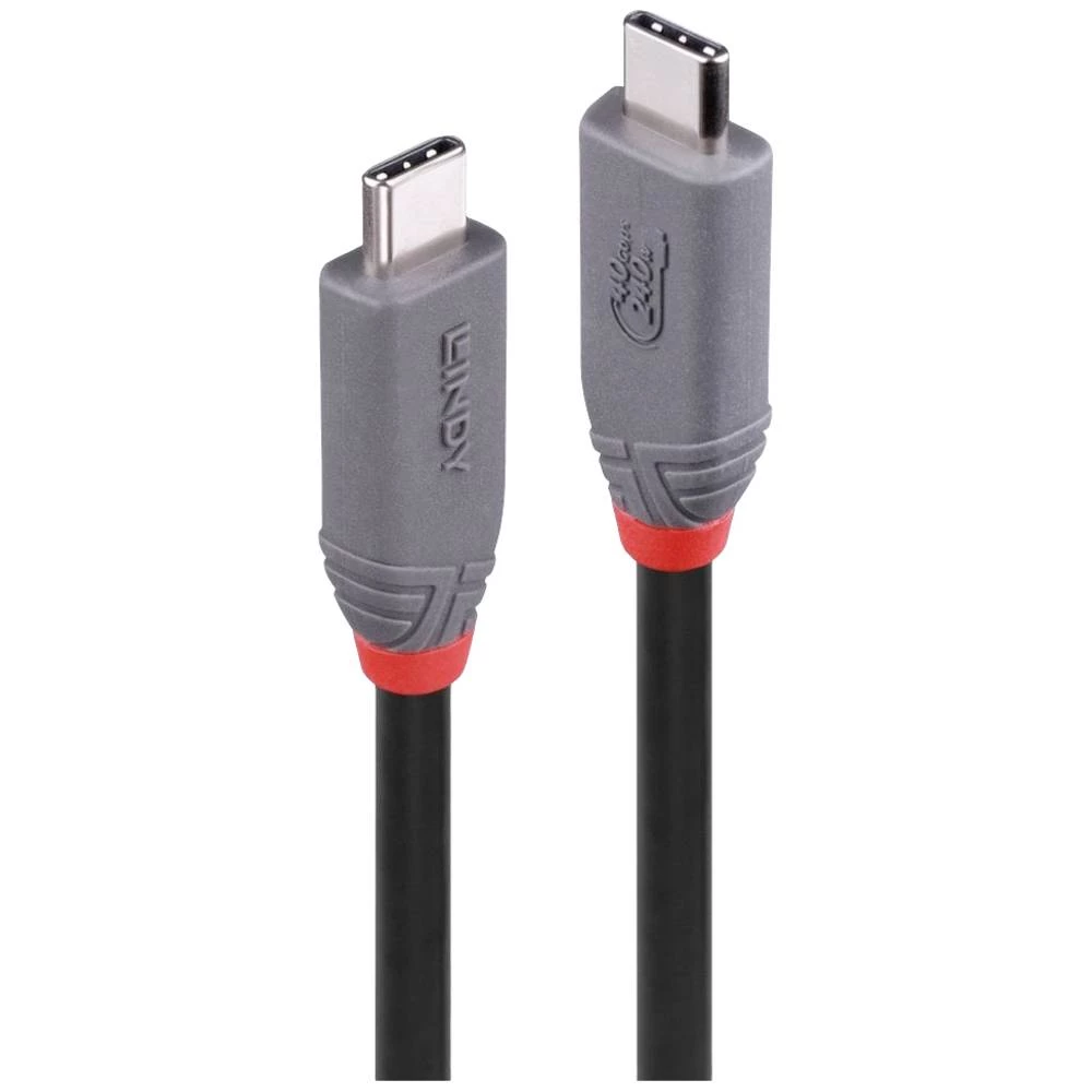 LINDY USB-C kabel USB 4.0 USB-C® utikač 2.00 m crna  36958 slika