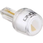 LINDY adapter protiv petljanja kabla adapter [1x RJ10-utikač 4p4c - 1x RJ10-utičnica 4p4c]  prozirna