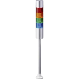 Signalni toranj LED Patlite LR6-402PJBU-RYGB 4-bojno, Crvena, Žuta, Zelena, Plava boja 4-bojno, Crvena, Žuta, Zelena, Plava boja slika