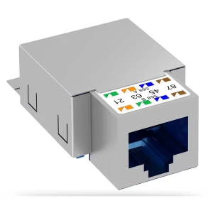Podatkovni priključni modul CAT 6 OBO Bettermann 6117329 oklopljen plavi slika