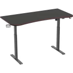 SpeaKa Professional pisaći stol za sjedenje/stajanje SP-EGD-300 SP-9960628 Boja stolne ploče: crna (Š x V x D) 1600 x 73