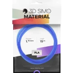 Filament-Paket 3D Simo 3Dsimo PLA Transparent blau, rot & weiß PLA 1.75 mm Plava (prozirna) boja, Crvena (prozirna), Bijela (tra