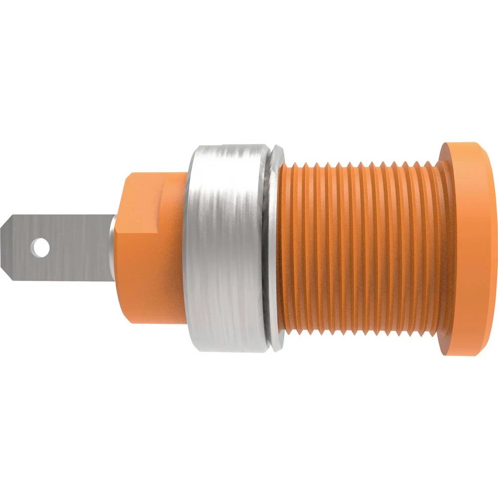 Schützinger DI SEB 6450 Ni / OR sigurnosna ugrađena utičnica ravan narančasta 1 St. slika