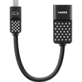 Belkin DisplayPort / HDMI Adapter [1x Muški konektor Mini DisplayPort - 1x Ženski konektor HDMI] Crna slika