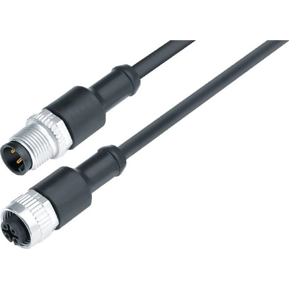 binder 77 3430 3429 50712-0100-20 utični konektor za senzor/aktivator, konfekcionirani žženski konektor, ravni, ravni mu slika