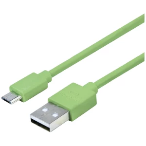 BBC micro:bit MEFUSBG30AV1 podatkovni/naponski kabel micro:bit [1x muški konektor USB 2.0 tipa a - 1x muški konektor USB 2.0 tipa micro-B] 0.30 m zelena slika