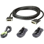 ATEN KVM priključni kabel [1x muški konektor dvi-d, muški konektor USB 2.0 tipa a, 3,5 mm banana utikač - 1x muški konektor dvi-d, ženski konektor USB 2.0 tipa a, 3,5 mm banana utikač] 3.00 m