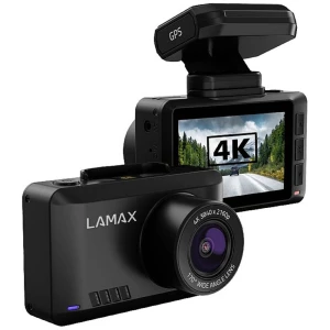 Lamax T10  automobilska kamera sa GPS sustavom Horizontalni kut gledanja=170 °   prikaz podataka u videozapisu, G-senzor, WDR, presnimavanje zapisa, automatsko pokretanje, GPS s radarskom detekcijo... slika