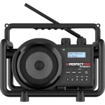 PerfectPro DABBOX radio za gradilište DAB+ (1012), ukw aux, Bluetooth, DAB+, ukw otporan na udarce crna