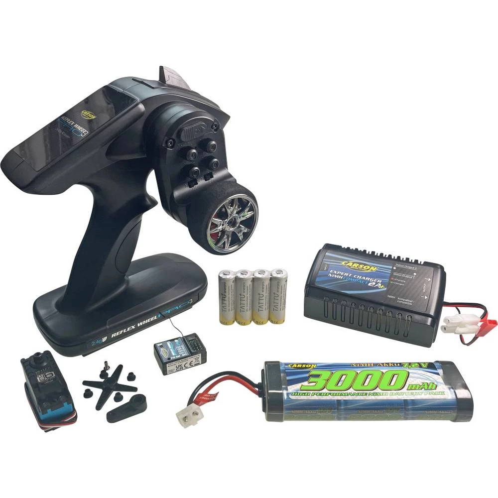 Carson Modellsport RC-Reflex Pro 3 početni komplet daljinskog upravljača 2,4 GHz Broj kanala: 2 slika
