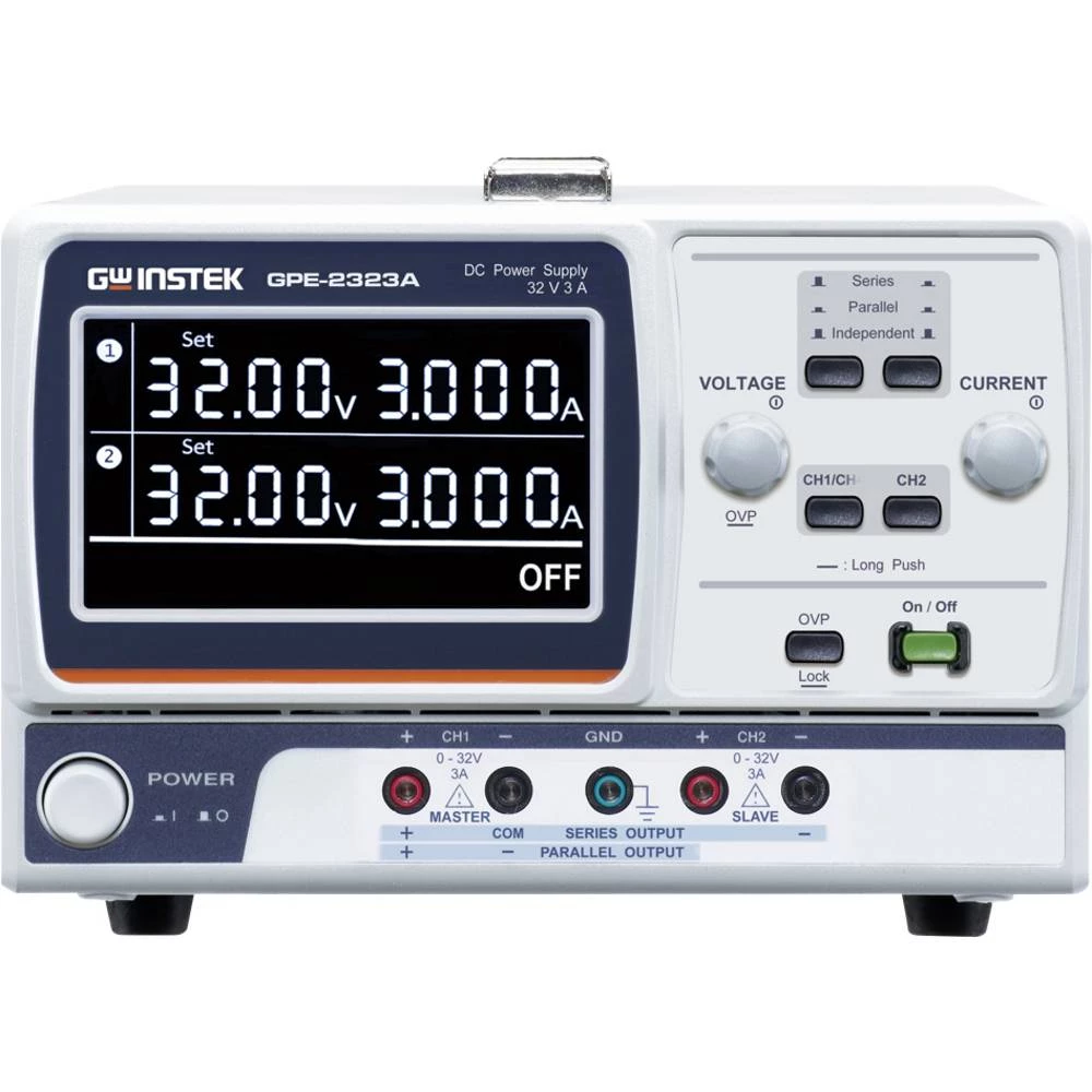 GW Instek GPE-2323A 192 W Zweikanal Liner DC-Netzteil laboratorijsko napajanje, podesivo 192 W daljinsko kontrolirano, m slika