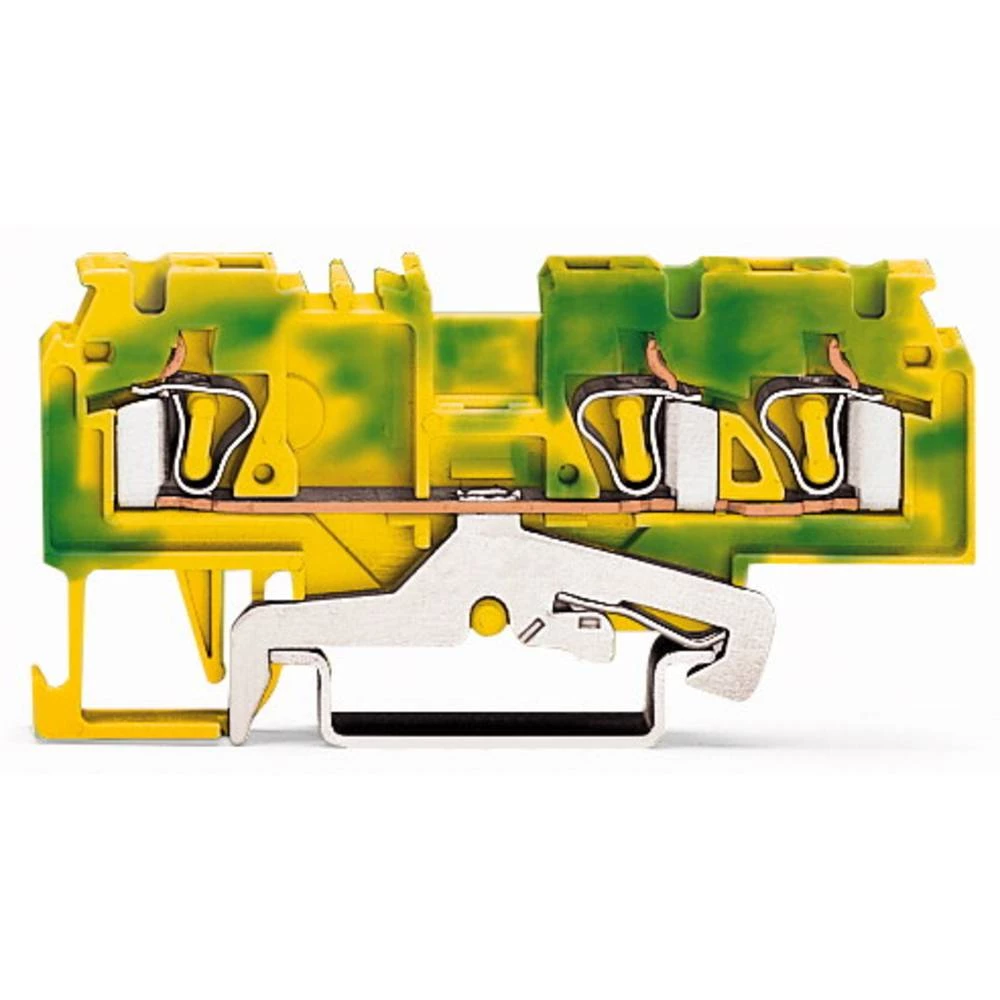 WAGO 880-687/999-940 stezaljka za zaštitni vodič 5 mm opruga Dostupnost: pe zelena, žuta 100 St. slika