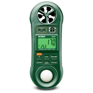 Extech 45170 mjerač temperature -100 - +1300 °C Tip tipala K višenamjenski mjerač okoliša 4 u 1 slika