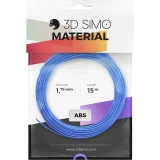 Filament-Paket 3D Simo 3Dsimo-ABS-1 ABS plastika 1.75 mm Plava boja, Zelena, Žuta 120 g