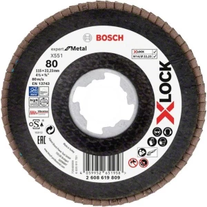 Bosch Accessories 2608619809 X551 lepezasta brusna ploča promjer 115 mm Promjer bušotine 22.23 mm  1 St. slika