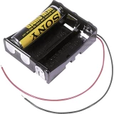 Baterije - držač 3x Mignon (AA) Kabel (D x Š x V) 58 x 48 x 16 mm MPD BA3AAW