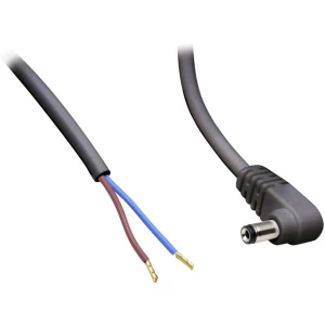 TRU COMPONENTS Niskonaponski priključni kabel Niskonaponski adapter-Slobodan kraj kabela 5.50 mm 2.50 mm 0.50 m 1 ST slika