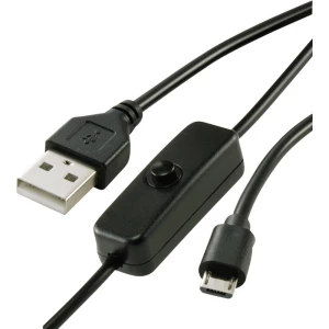Renkforce kabel za napajanje Raspberry Pi [1x muški konektor USB 2.0 tipa a - 1x muški konektor USB 2.0 tipa micro-B] 1 slika