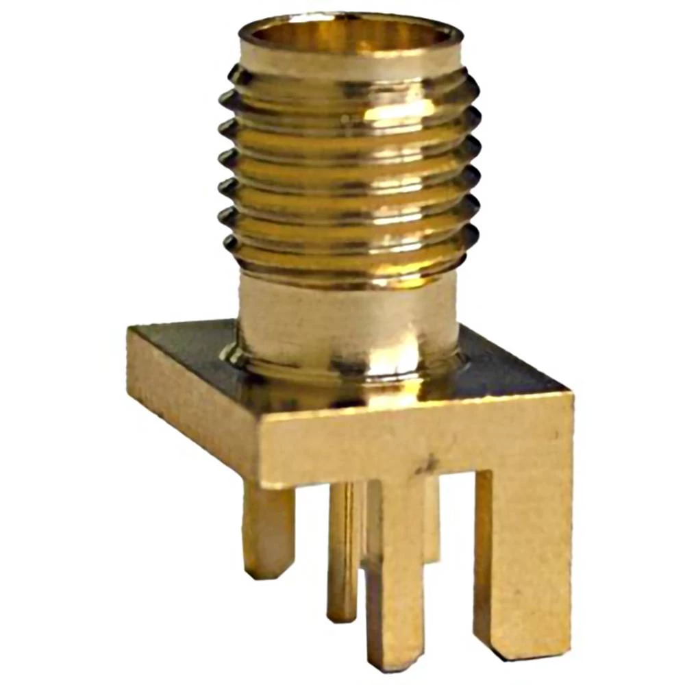 Mueller Electric BU-1420701801 adapterski utikač SMA-utičnica - tiskana pločica mjedena slika