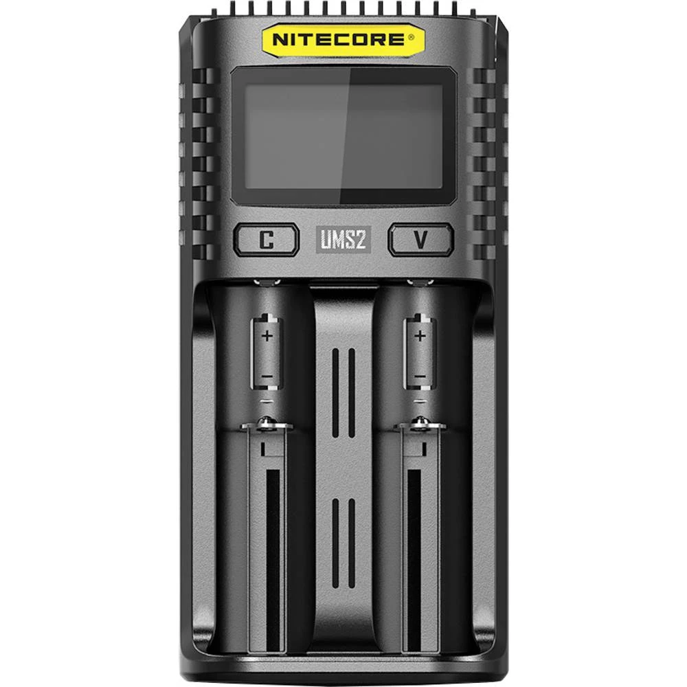 NiteCore UMS2 punjač okruglih stanica LiFePO4, litijev-ionski, nikalj-kadmijev, nikalj-metal-hidridni 10440, 14500, 1465 slika