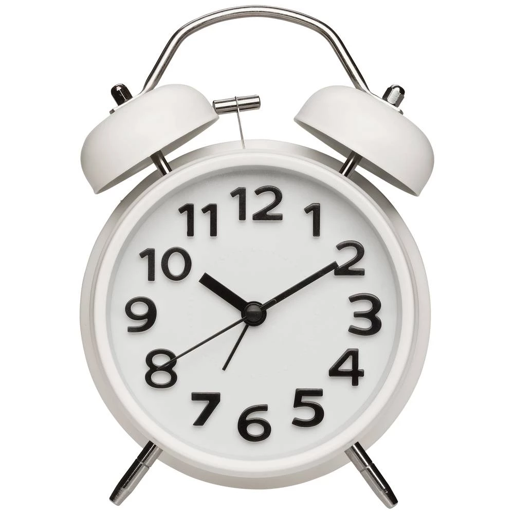 TFA Dostmann  60.1040.02  kvarčni  budilica  bijela  Vrijeme alarma 1    tihi rad slika