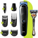 Braun Multi-Grooming-Kit MGK5245 aparat za podrezivanje brade, aparat za šišanje, brijač perivi crna, plava boja