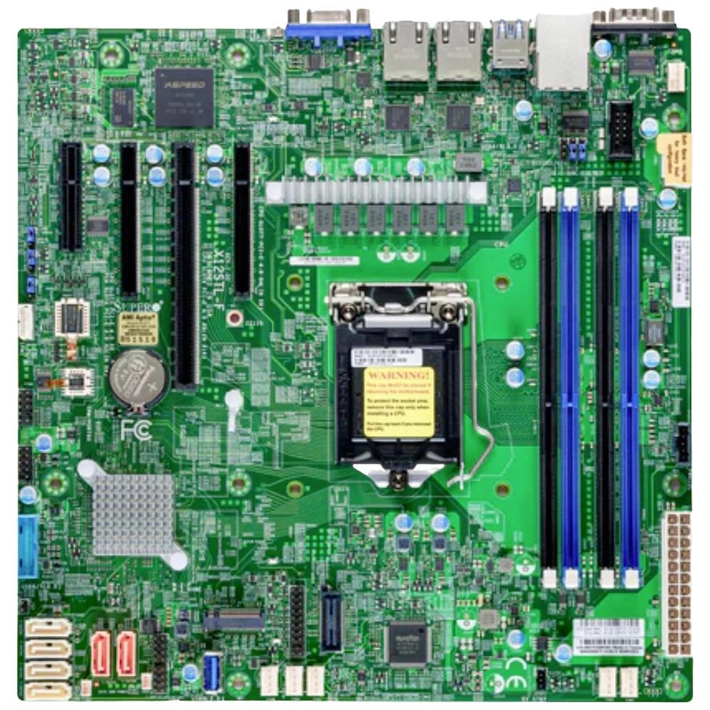 Supermicro MBD-X12STL-F-B matična ploča Baza Intel® 1200 Faktor oblika (detalji) ATX slika
