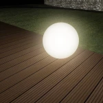 Heitronic solarno dekorativno svjetlo  Boule 35420 kugla  LED 0.2 W neutralna bijela bijela
