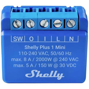 Shelly Plus 1 Mini aktuator prebacivanja Wi-Fi, Bluetooth slika