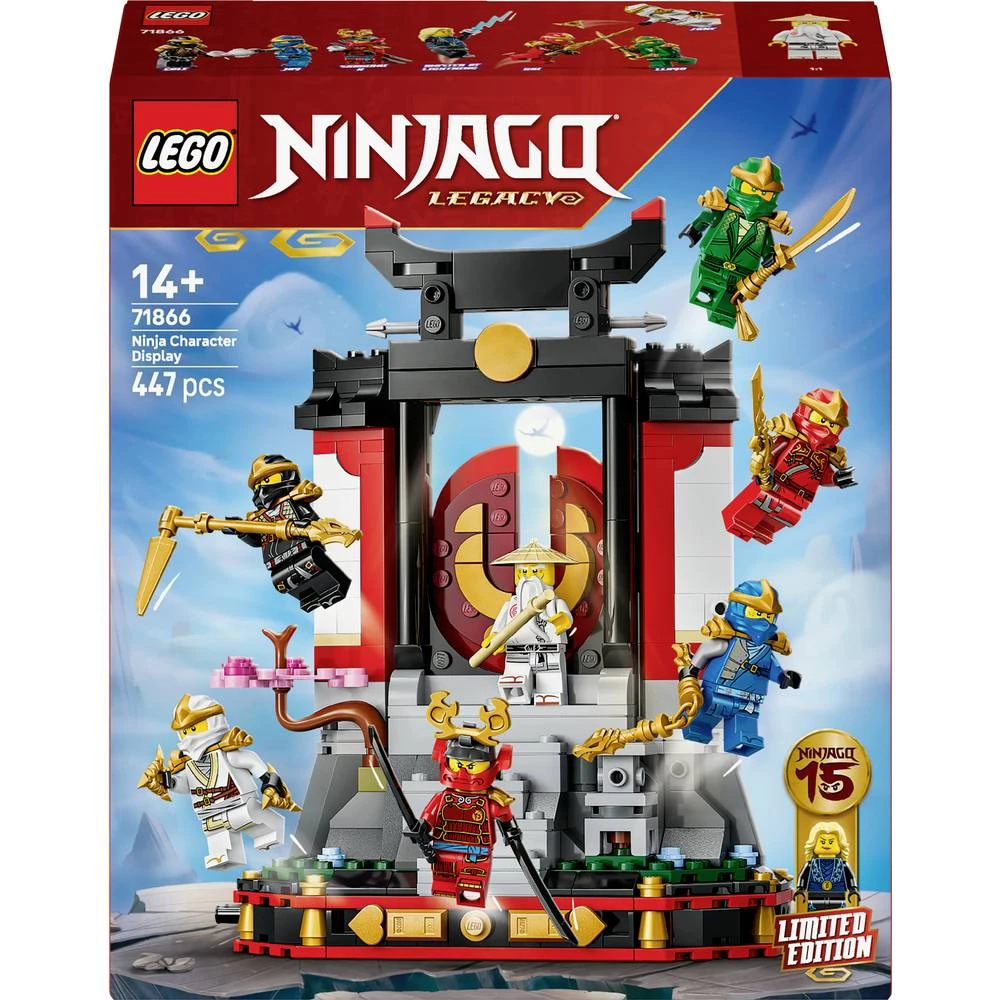 71866 LEGO® NINJAGO 15. obljetnica: Ninja likovi za izložbu (71866) slika