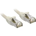 LINDY 45585 RJ45 mrežni kabel, Patch kabel cat 6 S/FTP 5.00 m siva sa zaštitom za nosić 1 St.